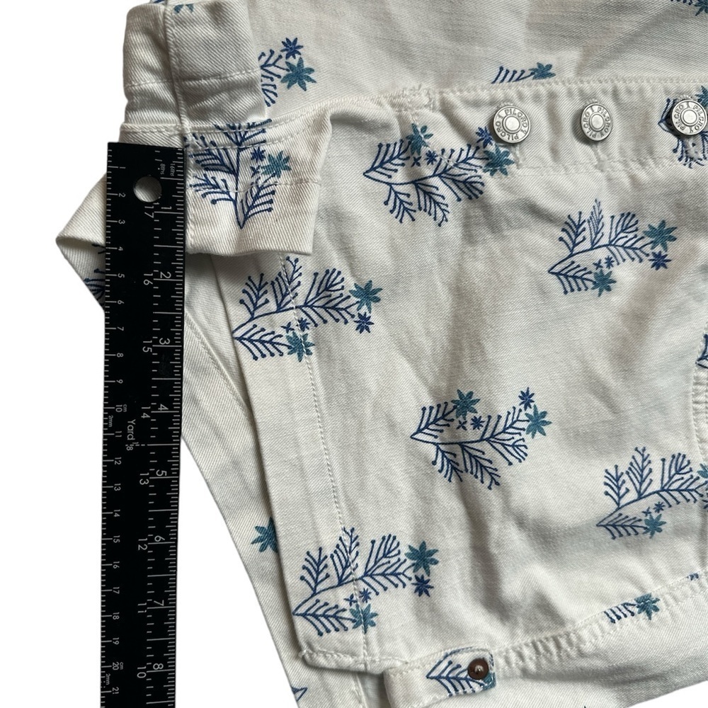 Anthropologie Pilcro Shorts White Blue Floral Ultra High Rise Women’s Size 32 - Picture 5 of 8